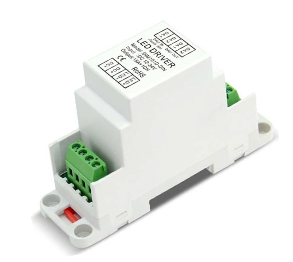 Dimmer DALI 1x10A Rail DIN